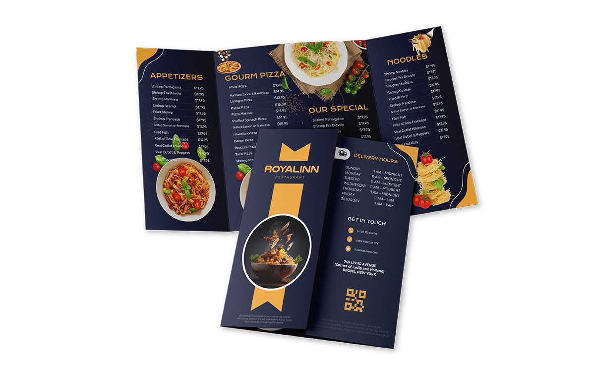 restaurant menu design ideas