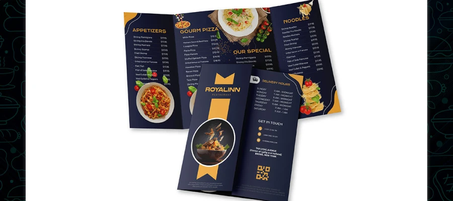 restaurant menu design ideas