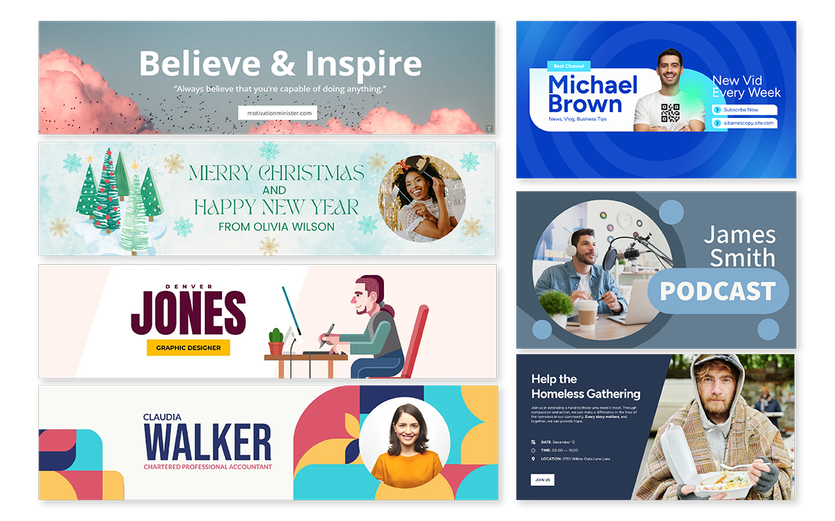 linkedin banner templates