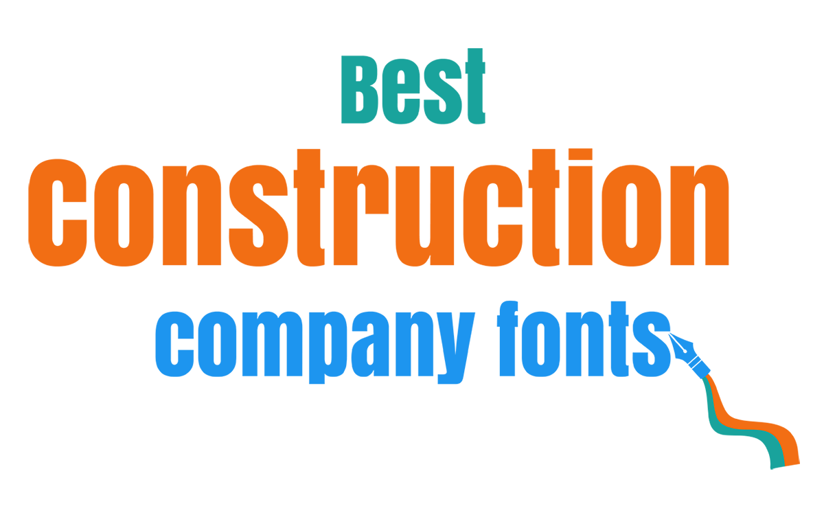 best construction fonts