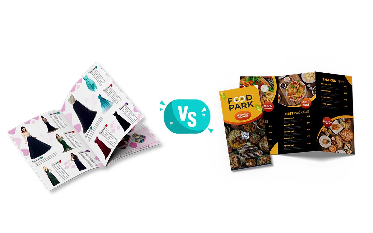 catalog vs brochure