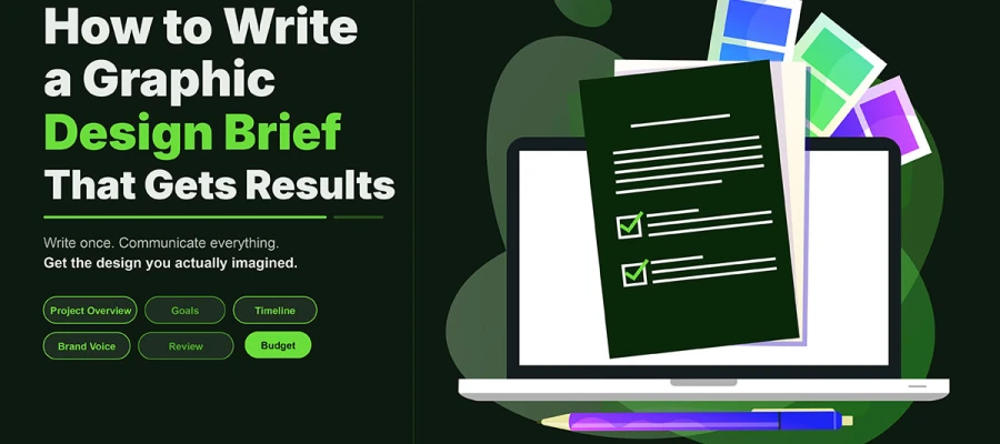 how to write a graphic design brief