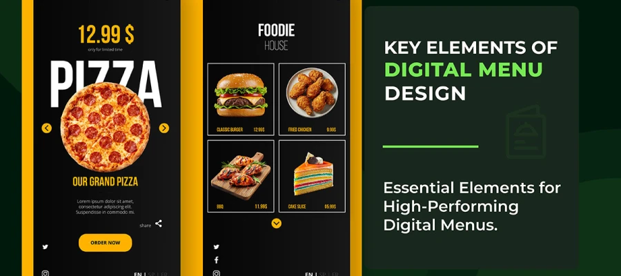key elements of digital menu design