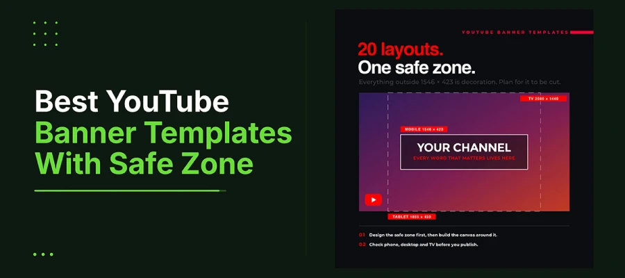 best YouTube banner templates