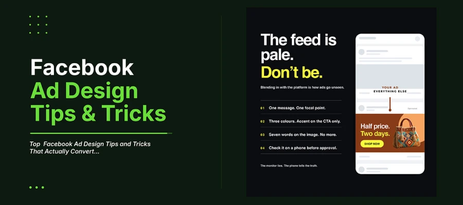 Facebook ad design tips and tricks