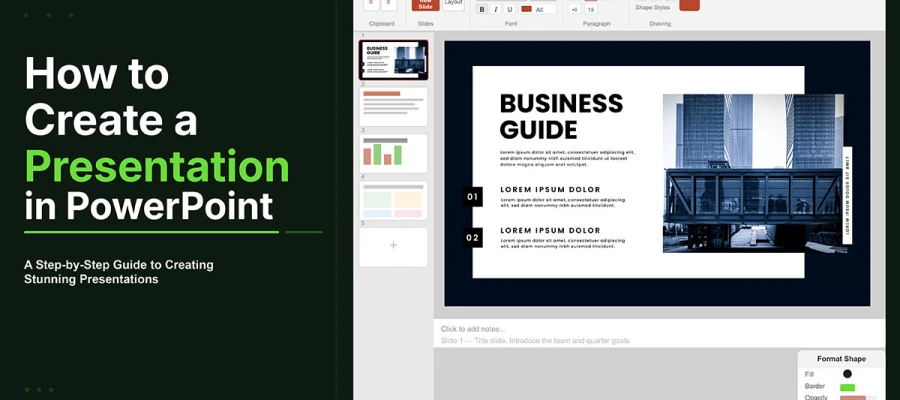 how to create a presentation in powerpoint