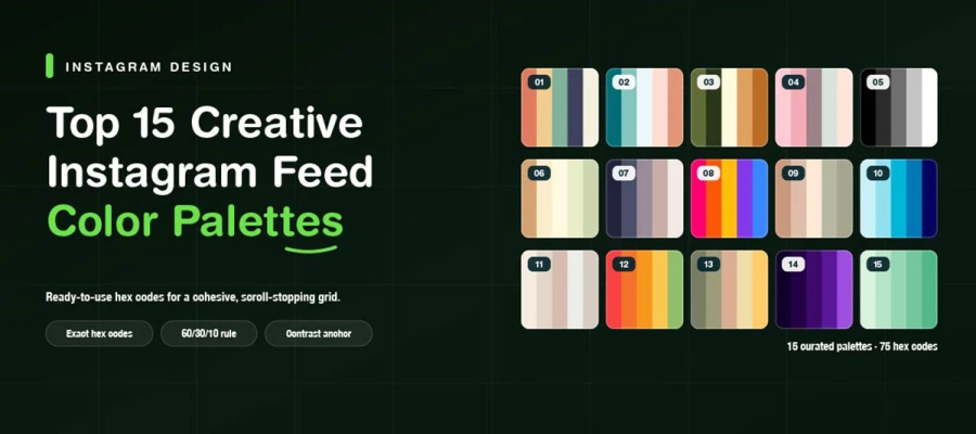 instagram color palettes