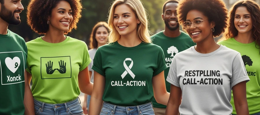 how to design t-shirts for nonprofits and charities