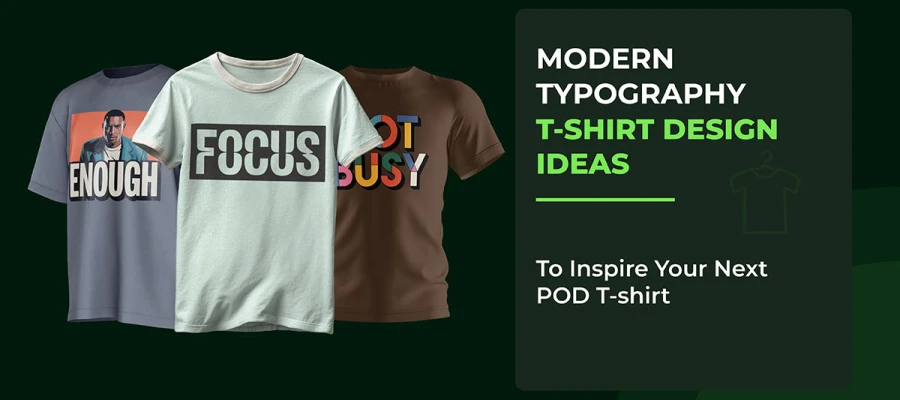 typography t-shirt design ideas