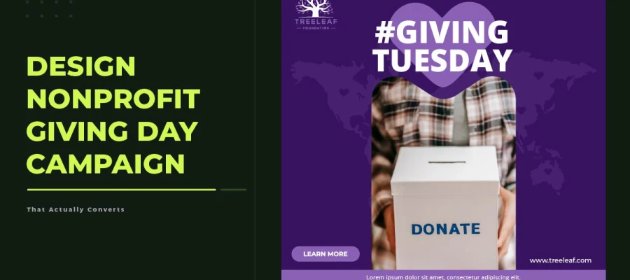 how to design a nonprofit giving day campaign
