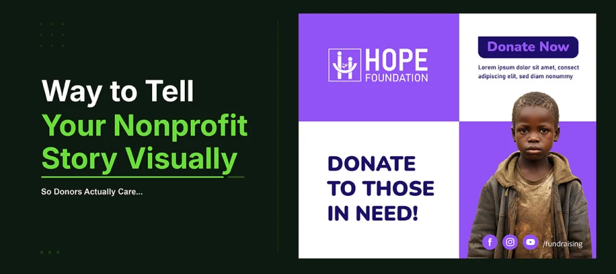 how to tell your nonprofit story visually