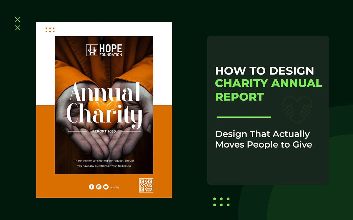 how to design a charity annual report