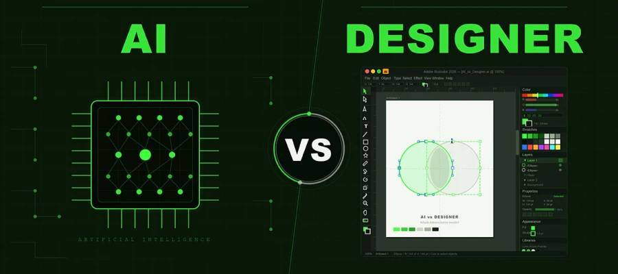 AI vs professional designer