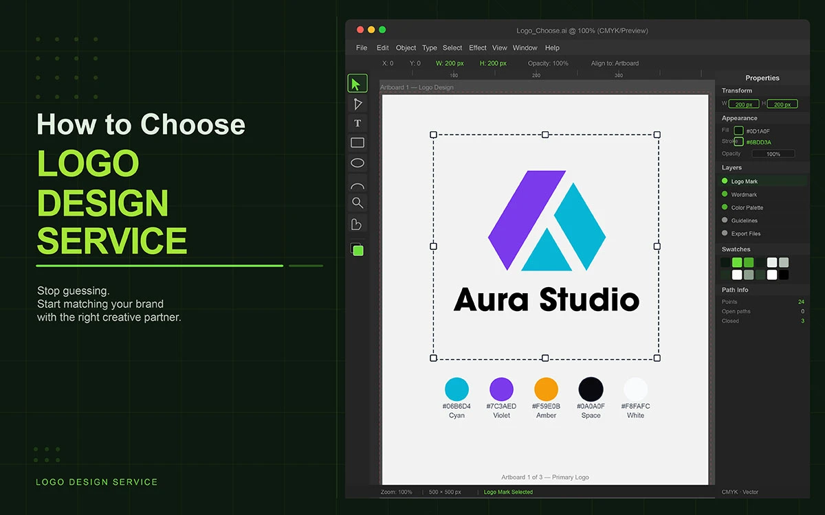 how to choose a logo design service