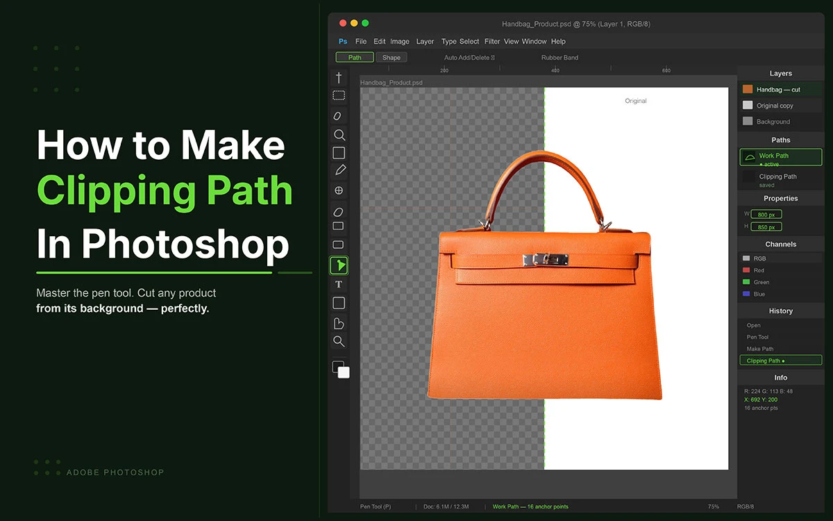 how to make a clipping path in photoshop