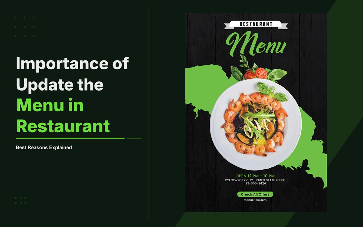 why it is important to update the menu in a restaurant