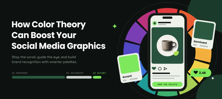 how color theory can boost your social media graphics