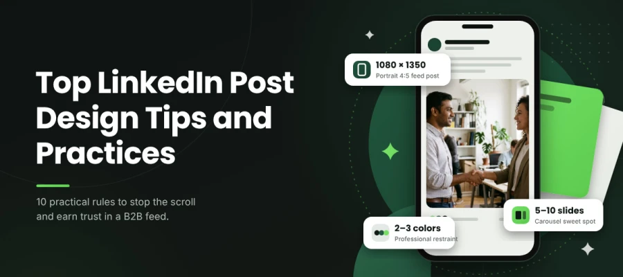 LinkedIn post design tips
