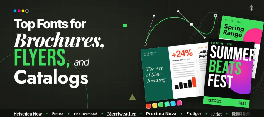 best fonts for brochures
