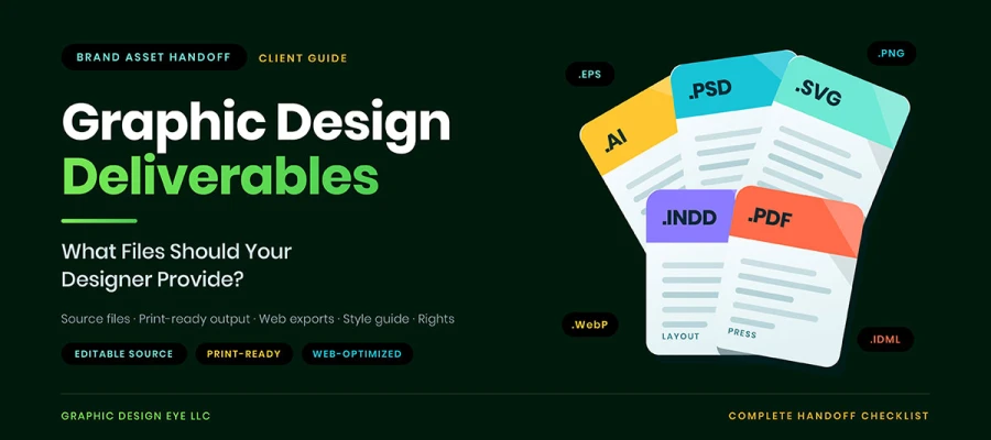 graphic design deliverables