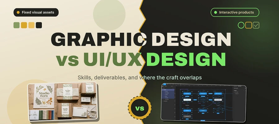 graphic design vs UI/UX design