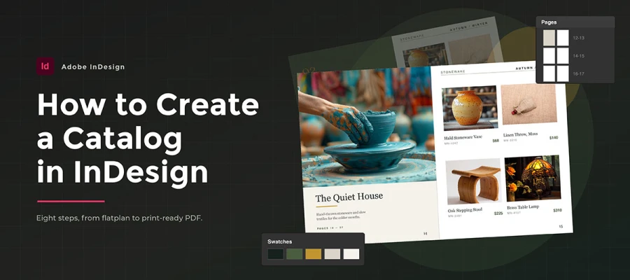 how to create a catalog in InDesign