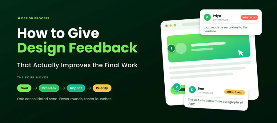 how to give design feedback