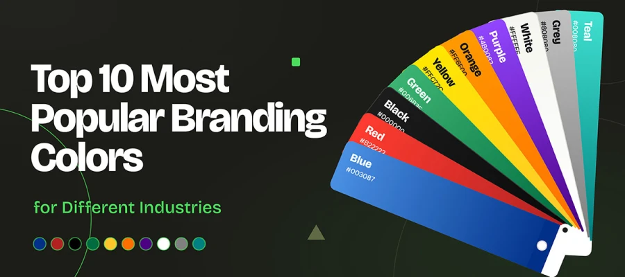 most popular branding colors