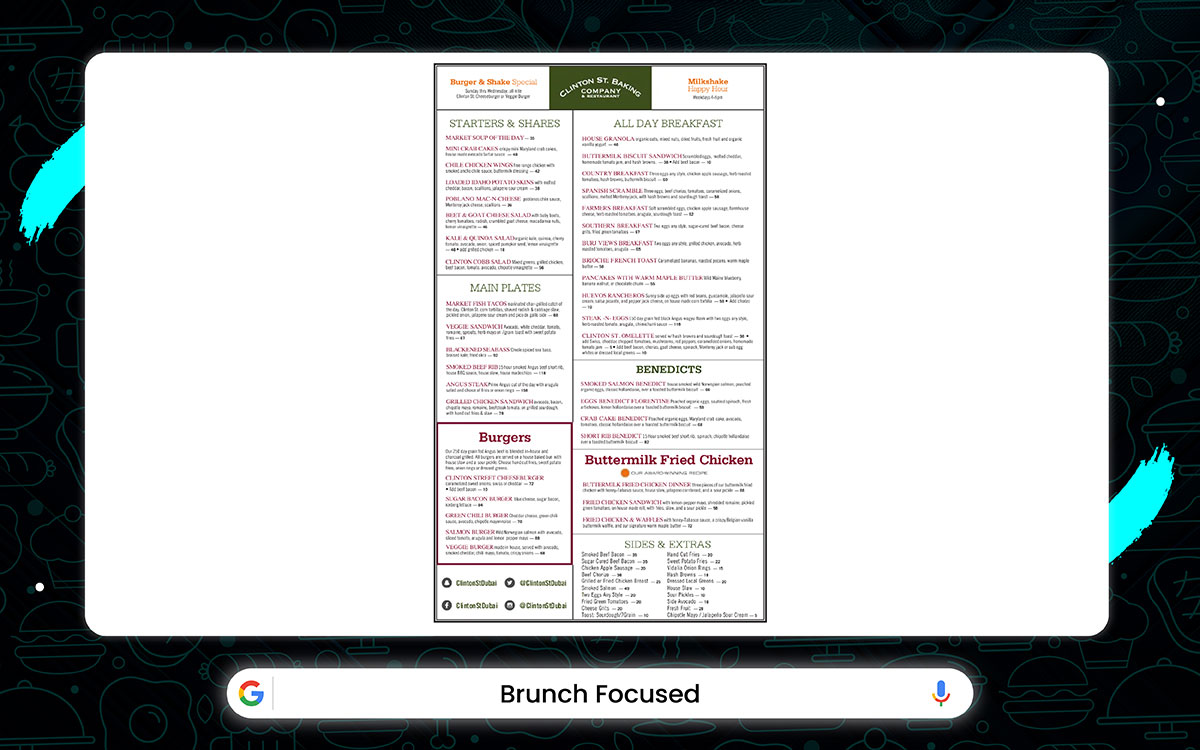 creative restaurant menu design idea