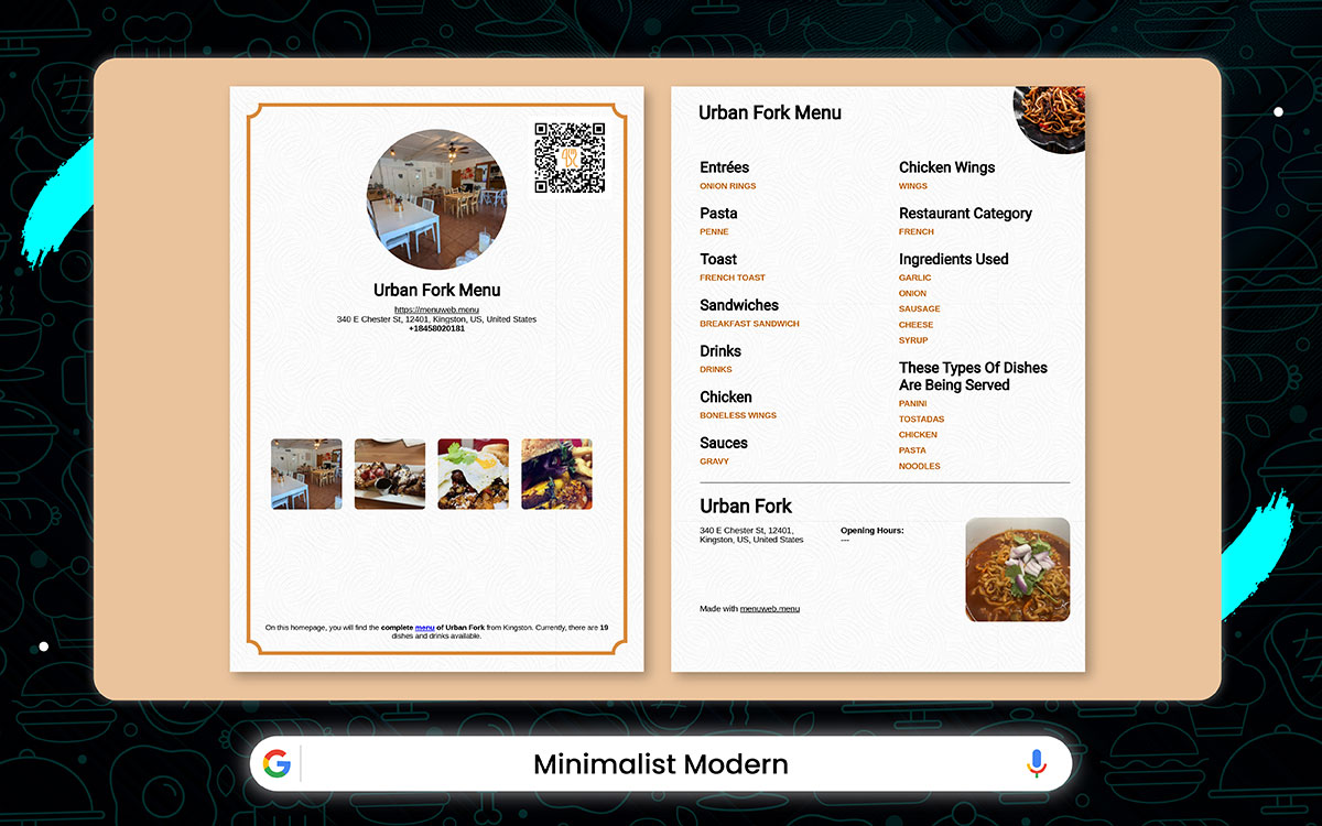 inspiring restaurant menu design idea