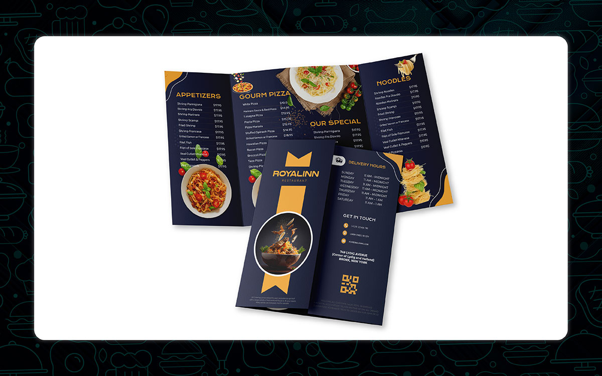 restaurant menu design ideas
