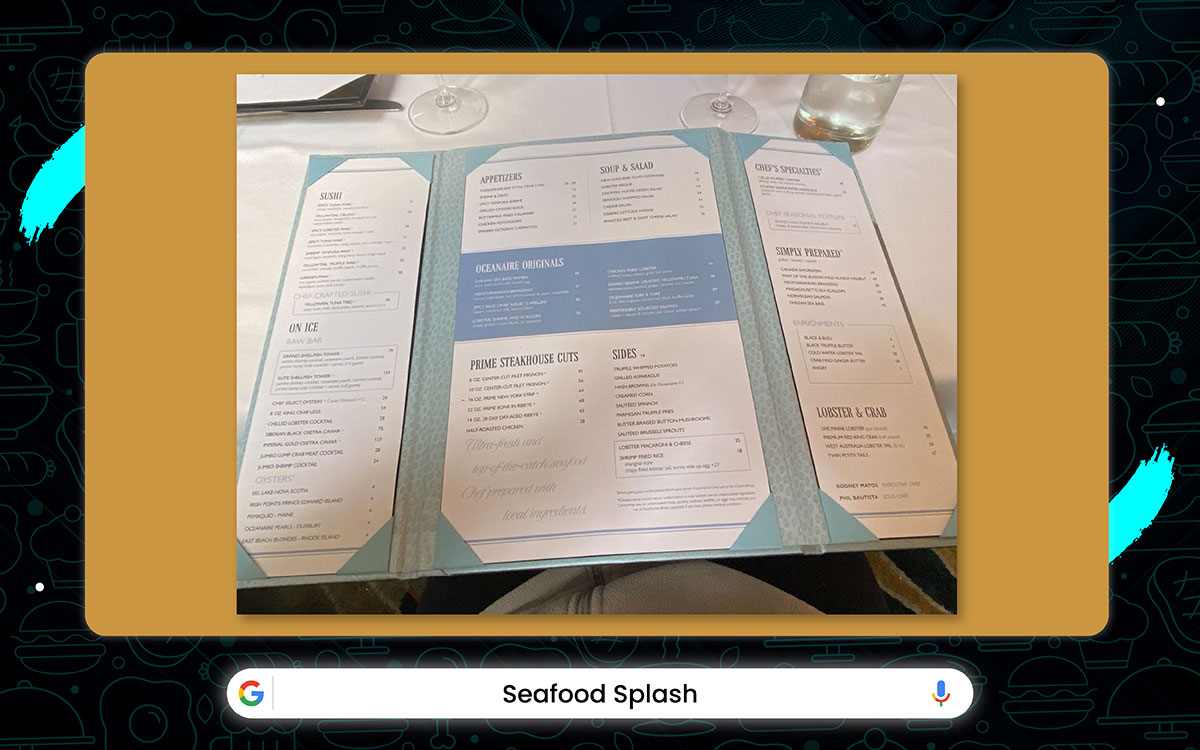 creative restaurant menu design idea