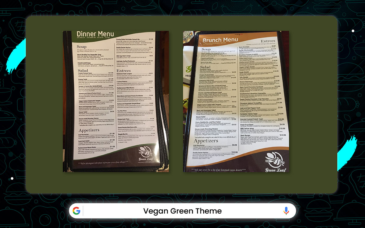 inspiring restaurant menu design idea