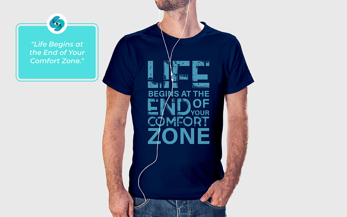 inspirational t-shirt quote