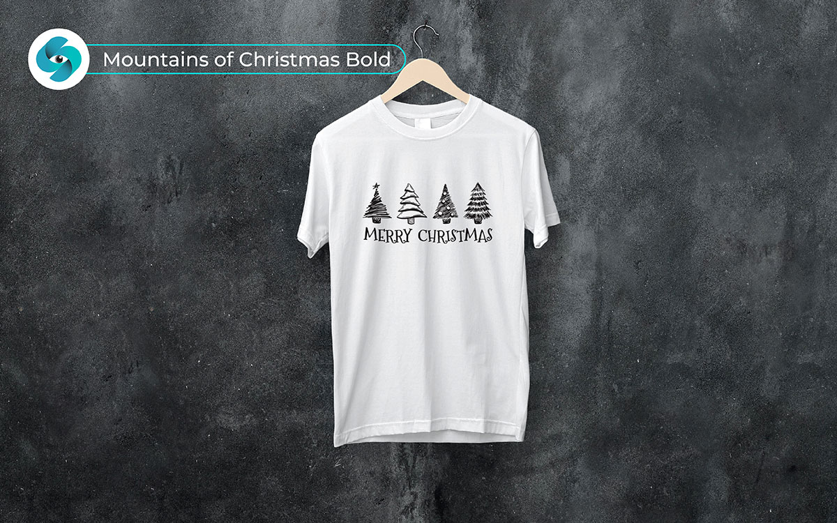 t-shirt design by Mountains of Christmas Bold