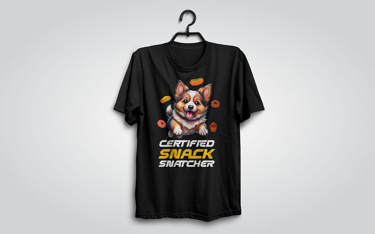 personalized pet portraits dog t-shirt design idea
