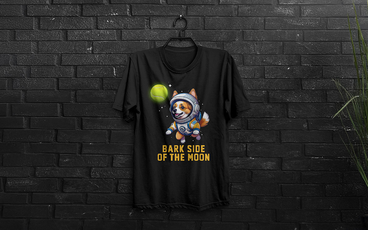 funny & punny dog t-shirt design idea