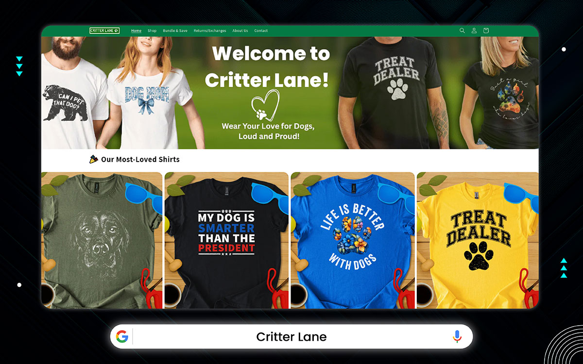 best shopify t-shirt stores
