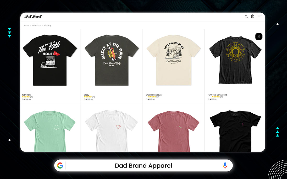 top shopify t-shirt stores
