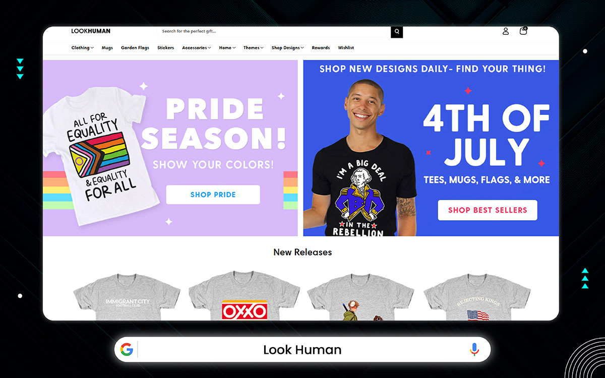 top shopify t-shirt stores