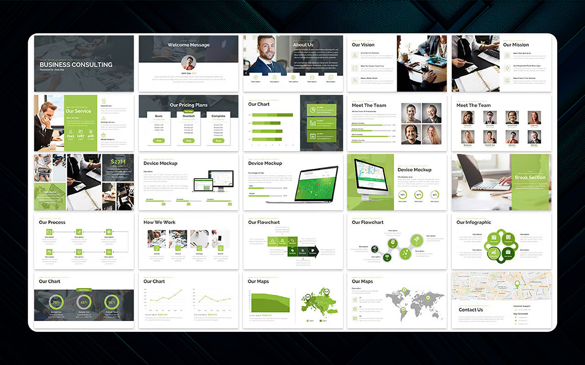 top professional powerpoint template