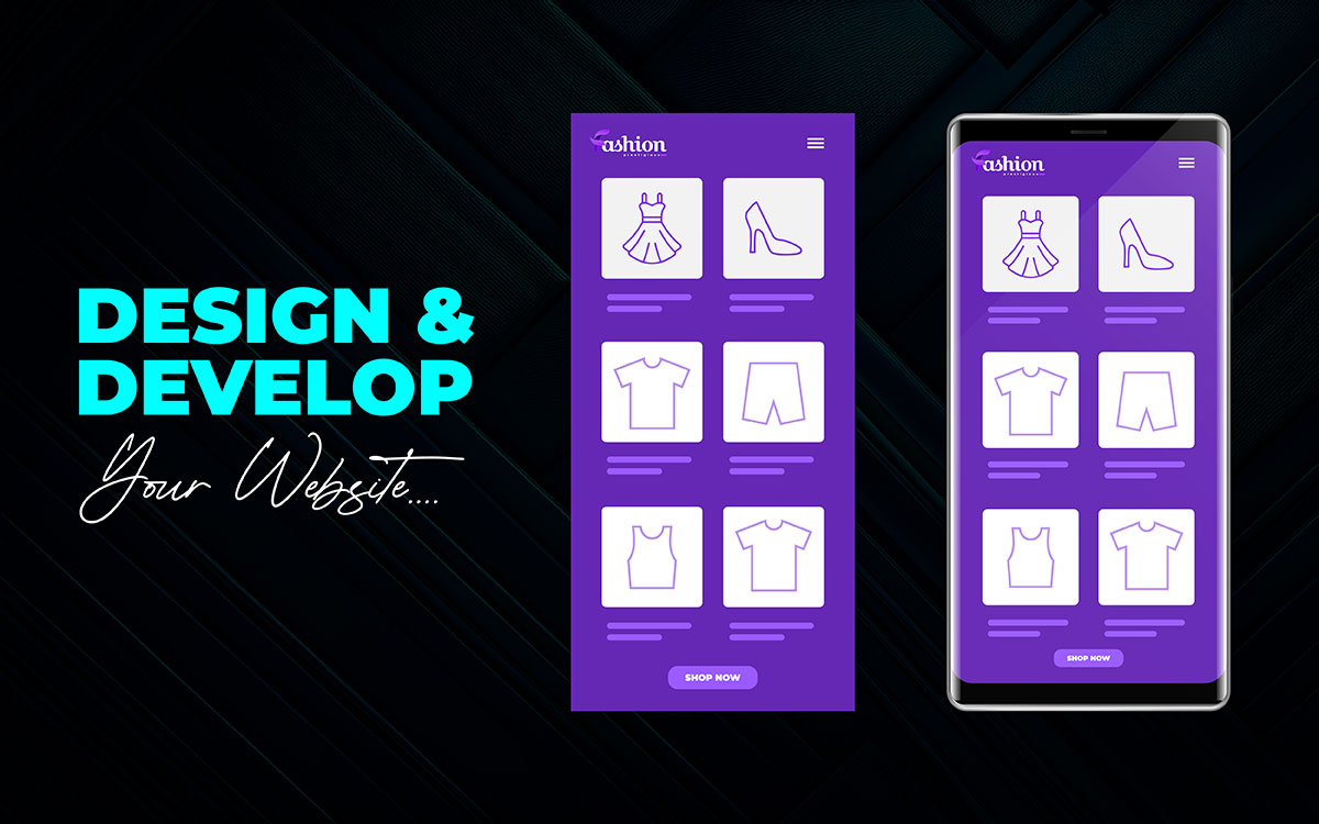 design and develop your website