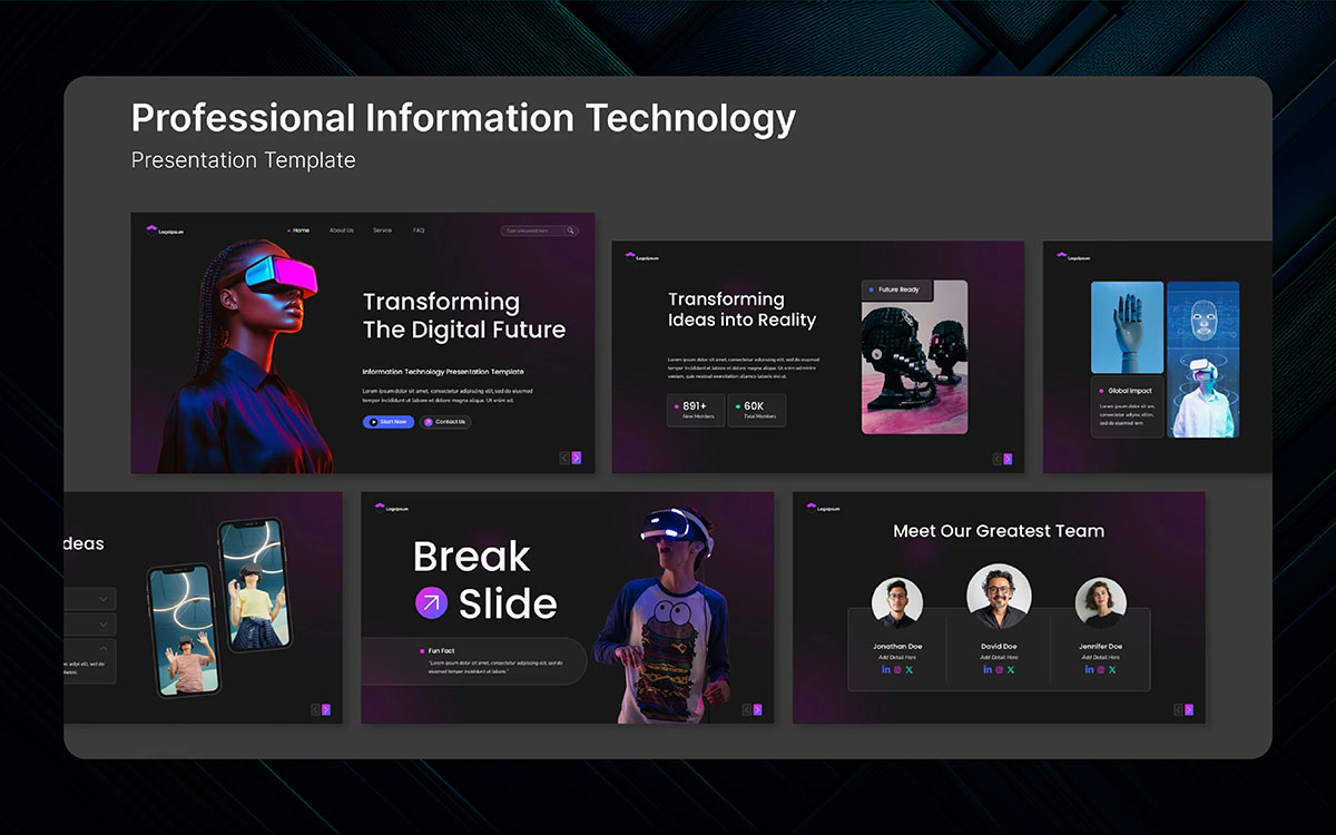 professional powerpoint template
