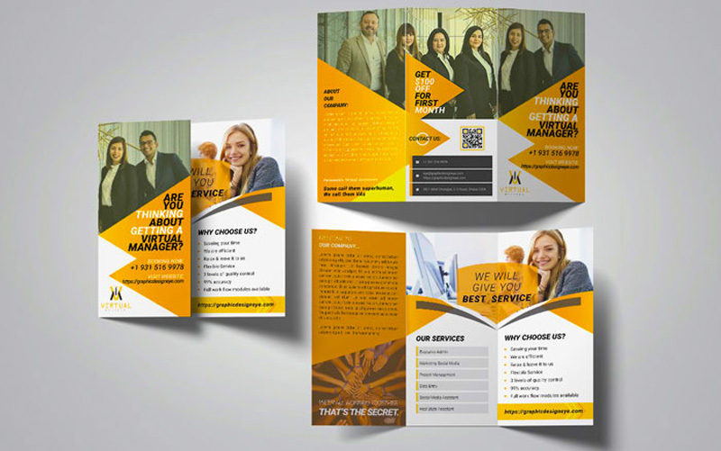 gatefold brochure design