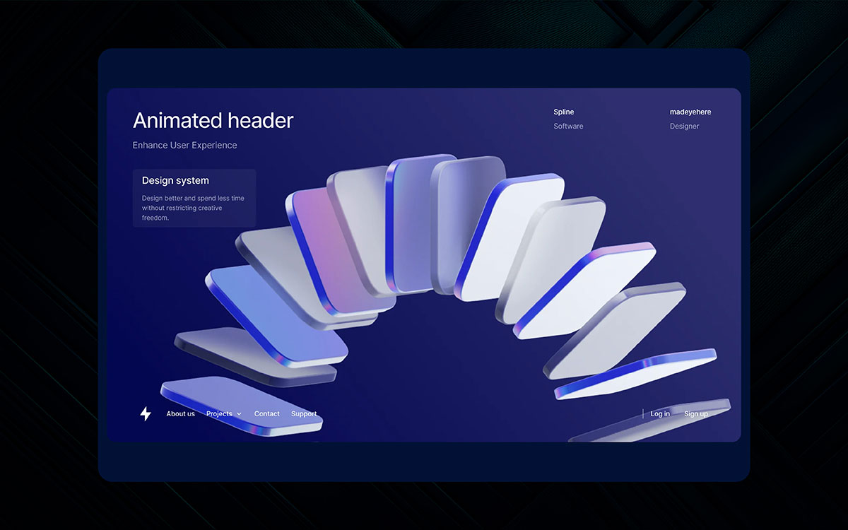 trendy presentation design