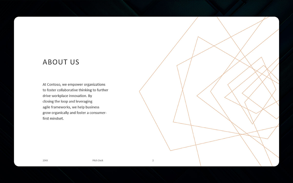 creative presentation template
