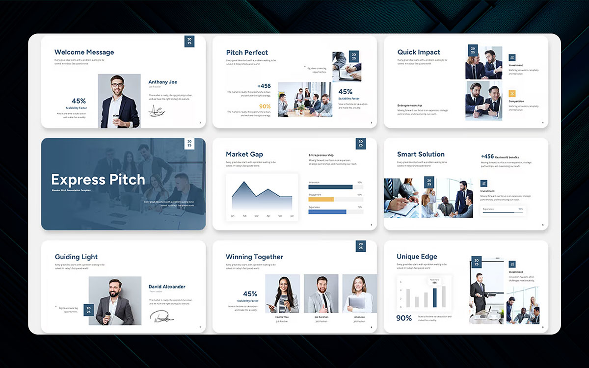 professional presentation template