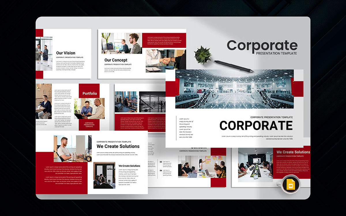 Google Slides presentation template