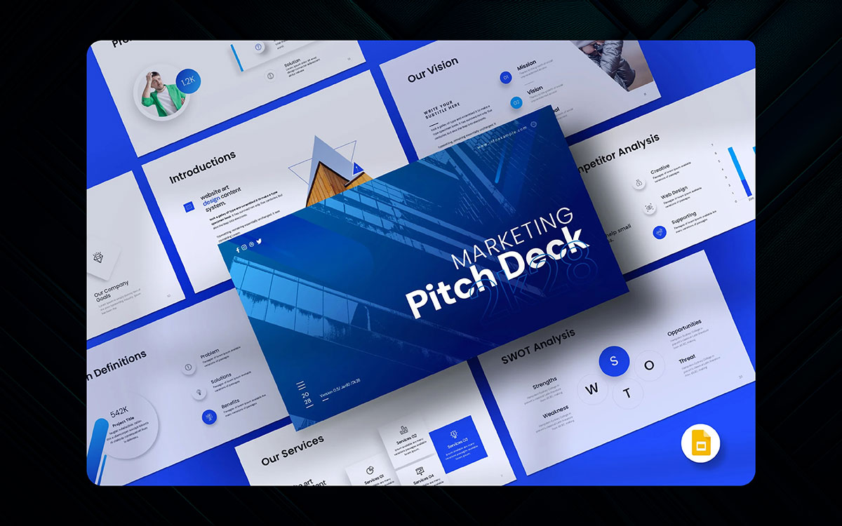 marketing Google Slides presentation template