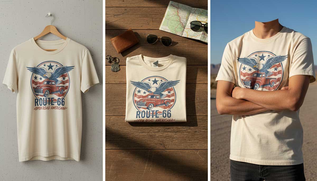 vintage t-shirt design